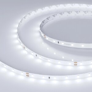 Светодиодная лента RT-A60-8mm 24V Day5000 CRI98 (4.8 W/m, IP20, 2835, 5m) (Arlight, 4.8 Вт/м, IP20)