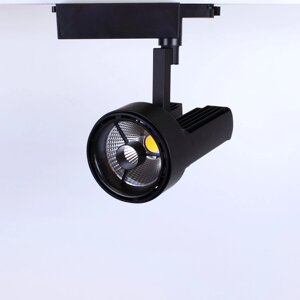 Светодиодный светильник трековый JH-GDD 2L PX66 (50W, 220V, black body, 30deg, warm white) DELCI