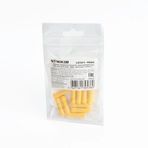 LD301-4060 Гильза соединительная изолированная ГСИ 4,0-6,0 мм2, 48A, желтый (DIY упаковка 10 шт)