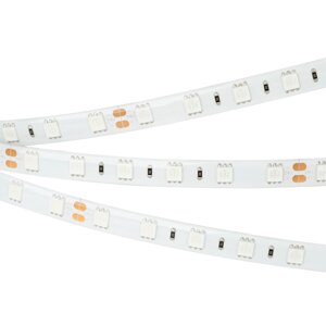 Светодиодная лента RTW 2-5000SE 24V Green 2x (5060, 300 LED, LUX) (Arlight, 14.4 Вт/м, IP65)