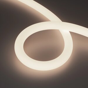 Светодиодная лента герметичная MOONLIGHT-TOP-A336-D25mm 24V Day4000 360deg (14.4 W/m, IP65, 2835, 5m, wire x2)