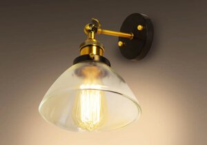 Ретро бра E27 LOFT №13 D175 GLASS