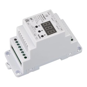 Конвертер SMART-K39-DMX (12-24V, 0/1-10V, DIN) (Arlight, Металл) в Москве от компании ФЕРОСВЕТ