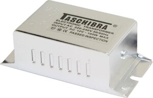Трансформатор электронный понижающий (TASCHIBRA), 230V/12V 150W, 94*36*48мм, TRA25