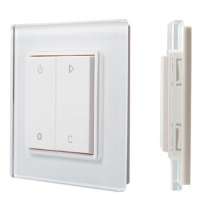 Панель Knob SR-2833RGB-RF-UP White (3V, RGBW,1зона) (Arlight, IP20 Пластик, 3 года)