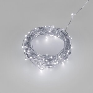 Светодиодная гирлянда ARD-DEW-HOME-10000-CLEAR-100LED-LIVE White6000 (5V, USB, ПДУ) (Ardecoled, IP20) 048709