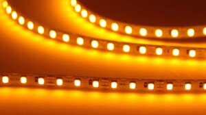 Светодиодная лента S-образная 2835, 120led/m, yellow, 12V, IP20, BA6 DELCI в Москве от компании ФЕРОСВЕТ  ( FEROSVET)