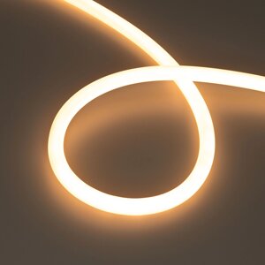 Светодиодная лента герметичная MOONLIGHT-TOP-S-M560-D13mm 48V Warm2300 (13 W/m, IP65, 10m, wire x1, трос) (Arli