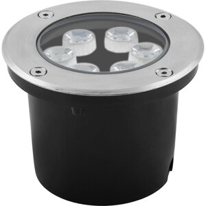 Тротуарный светильник светодиодный, встраиваемый SP4112, 6W, (RGB), 230V/50Гц, IP67, 24°, 120*120*90 мм, D внутр. 90 мм
