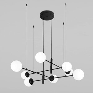 Подвесной светильник со стеклянными плафонами 70146/8 черный в Москве от компании ФЕРОСВЕТ