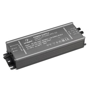 Блок питания ARPV-LG12300-PFC-S2 (12V, 25.0A, 300W) (Arlight, IP67 Металл, 5 лет) в Москве от компании ФЕРОСВЕТ  ( FEROSVET)