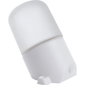 Светильник накладной пылевлагозащищённый НББ 01-60-002, E27 60W, 230V, IP65, белый, термостойкое стекло, 116*85*158