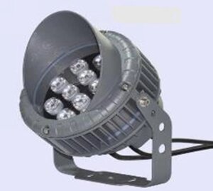 Светодиодный прожектор D150 12W 24/220V IP65 на светодиодах OSRAM в Москве от компании ФЕРОСВЕТ  ( FEROSVET)