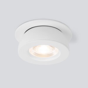 Встраиваемый точечный светодиодный светильник Pruno белый 8W 4200К (25080/LED) 25080/LED