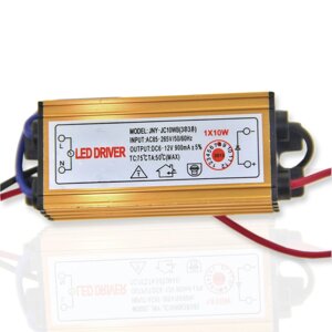 Светодиодный драйвер PS10 (10W, 6-12V, 600mA, IP65) DELCI