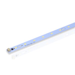 Светодиодная линейка 2835, 12 led, 220V, 5W, 350mm, D181, warm white DELCI