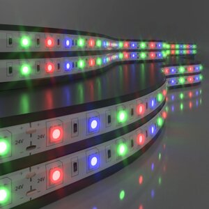 Светодиодная лента Лента светодиодная 24V 14,4W 60Led 5050 IP65 RGB, 5м