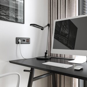 Накладка для двойной розетки Еthernet RJ-45 (графит рифленый) W1191104 в Москве от компании ФЕРОСВЕТ  ( FEROSVET)