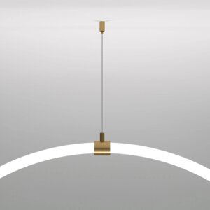 Подвесной трос для круглого гибкого неона Full light латунь (2м) FL 2830 латунь в Москве от компании ФЕРОСВЕТ