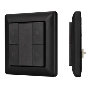 INTELLIGENT ARLIGHT Панель DALI-223-1G-2S-IN-BLACK (BUS) (IARL, -) в Москве от компании ФЕРОСВЕТ  ( FEROSVET)