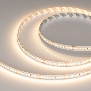 Светодиодная лента RT-A192-10mm 24V Warm3000 (17.6 W/m, IP20, 2835, 5m) (Arlight, высок. эфф. 150 лм/Вт)