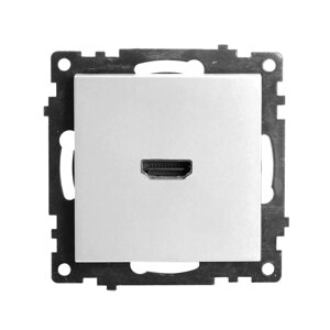 Розетка STEKKER GLS00-7118-01 (стандарт : HDMI 2.1 Тип разъема : HDMI type A разрешение видео-сигнала : поддерживает