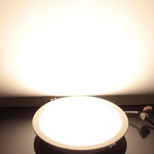 Светодиодный светильник OM14 (220V, 18W, round D220mm, day white) DELCI