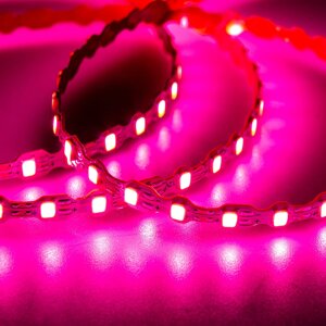 Светодиодная лента S-образная 2835, 112led/m, sweet pink, 12V, 7W/m, IP20, BA29 DELCI