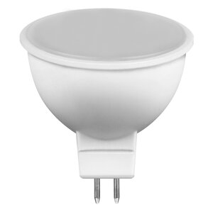 Лампа светодиодная FERON LB-561, MR16 (рефлекторная) диммируемая, 9W 230V G5.3 4000К (белый), рассеиватель матовый