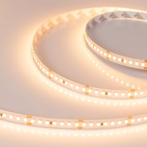 Светодиодная лента RT 2-5000 24V Warm3000 3x (2835, 840 LED, LUX) (Arlight, 17 Вт/м, IP20) 020392(B)