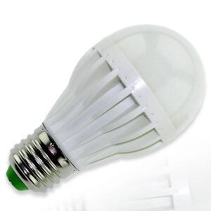 Светодиодная лампа IC-E27 bulb (5W, 220V, Warm White) DELCI
