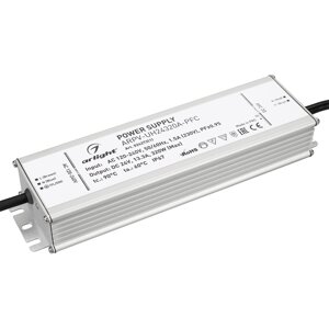 Блок питания ARPV-UH24320A-PFC (24V, 13.3A, 320W) (Arlight, IP67 Металл, 7 лет) в Москве от компании ФЕРОСВЕТ