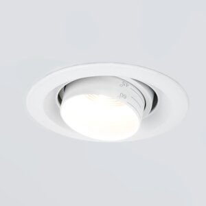 Встраиваемый светодиодный светильник с регулировкой угла освещения Zoom 10W 4200K белый 9919 LED
