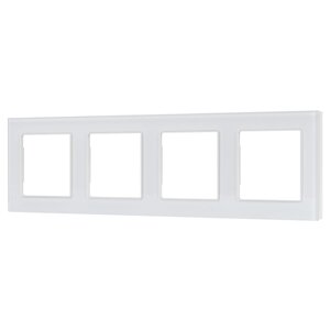 Рамка стеклянная FRM-GLARE-GS-4-WH (Arlight, -) 043802