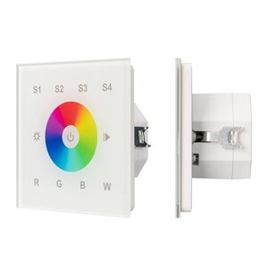 INTELLIGENT ARLIGHT Сенсорная панель DALI-901-11-4G-RGBW-DT8-IN White (BUS/230V) (IARL, IP20 Пластик, 3 года) в Москве от компании ФЕРОСВЕТ  ( FEROSVET)