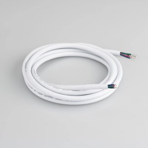 Провод питания ARL-MOONLIGHT-20AWG-4W-D6-CU-2000 White (Arlight, Закрытый) в Москве от компании ФЕРОСВЕТ