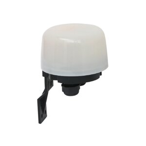 Датчик освещенности FERON SEN29 фотоэлемент, накладной, IP66, 230V, 2200, с регулировкой освещенности, цвет белый,