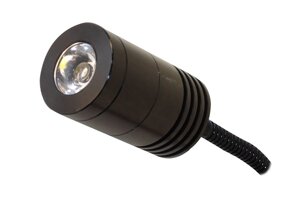 Светодиодный светильник прикроватный (станочный) 1W CYL black EP (NW)