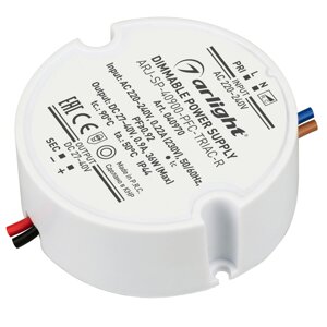 Блок питания ARJ-SP-40900-PFC-TRIAC-R (36W, 27-40V, 900mA) (Arlight, IP44 Пластик, 5 лет) в Москве от компании ФЕРОСВЕТ  ( FEROSVET)