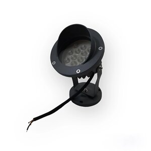 Архитектурный светильник лучевой с козырьком D205 18W 220V IP65 10,25,45,60,90° на светодиодах CREE