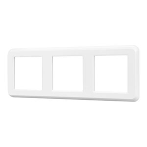 Рамка пластиковая FRM-VERSA-PL-3-WH (Arlight, -) 043782
