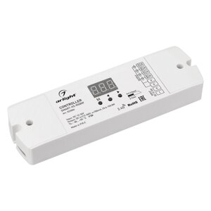 Контроллер тока SMART-K5-RGBW (12-36V, 4x700mA, 2.4G) (Arlight, IP20 Пластик, 5 лет) в Москве от компании ФЕРОСВЕТ