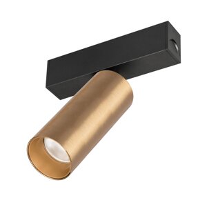 Светильник MAG-SPOT-25-R90-9W Warm3000 (BK-GD, 30 deg, 24V) (Arlight, IP20 Металл, 5 лет) 035001(1)