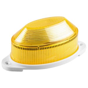 Светильник-вспышка (строб) STLB01, желтый, 220VV, 18LED, 1.3W, IP54, 112*55*50мм