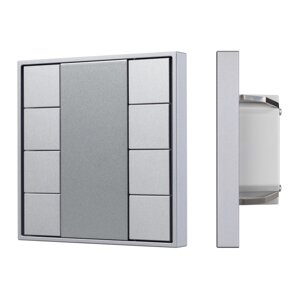 INTELLIGENT ARLIGHT Панель KNX-223-8-GREY (BUS) (IARL, IP20 Пластик, 3 года)
