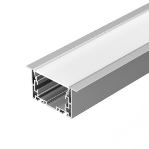 Профиль с экраном S2-LINIA69-F-2500 ANOD+OPAL (Arlight, Алюминий) в Москве от компании ФЕРОСВЕТ  ( FEROSVET)