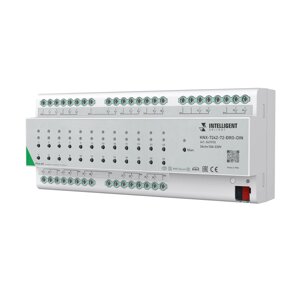 INTELLIGENT ARLIGHT Релейный модуль KNX-7242-72-DRO-DIN Grey (BUS, 24x10A) (IARL, IP20 Пластик, 2 года) 049900