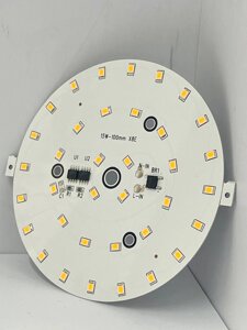 Светодиодная матрица 5730, 36 led, 220V, 15W, Ф100mm, D197, warm white DELCI в Москве от компании ФЕРОСВЕТ  ( FEROSVET)