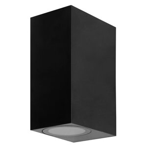 Светильник садово-парковый, серии «Бостон», (ДБУ) FERON DH051-P GU10, 220-240V, IP54, цвет черный, прямоугольник, на