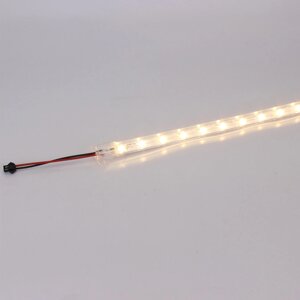 Светодиодная линейка в корпусе 2835, 25 led, 220V, 8W, 500mm, D213, warm white DELCI